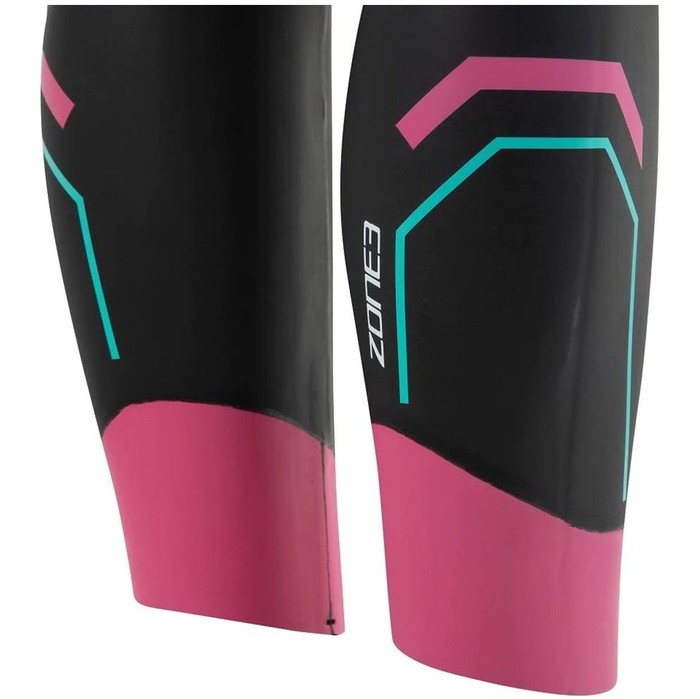2024 Zone3 Dames Agile Swim Wetsuit WS21WAGI114 - Black / Pink / Turquoise